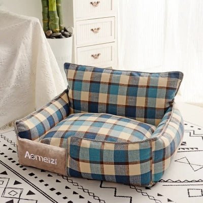 canape chien ogilvy bleu