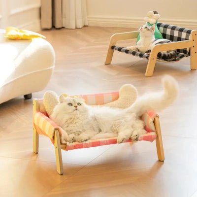 ravissant canape pour chien bois pour animaux domestiques