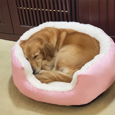 Canapés pour chiens rose