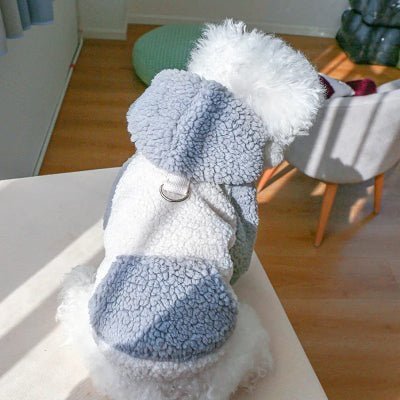 anneau chien manteau hoodie