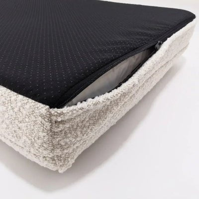coussin chien rectangle zipper
