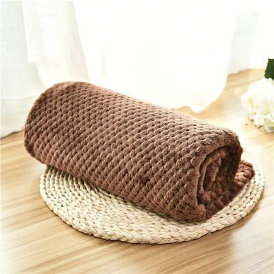 couverture chien marron