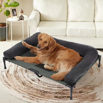 lit sureleve pour chien salon