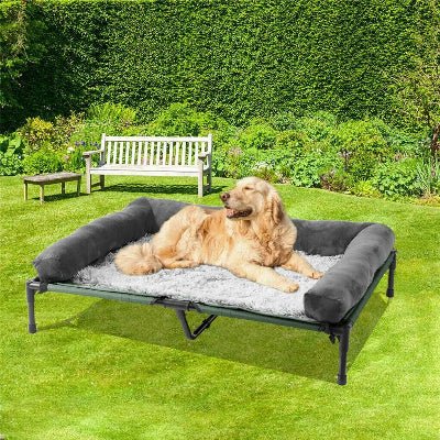 lit sureleve pour chien robuste
