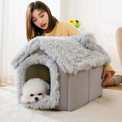 jolie niche chien plushy caniche