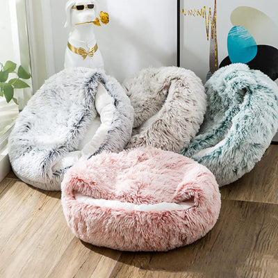 panier chien donut couverture integree