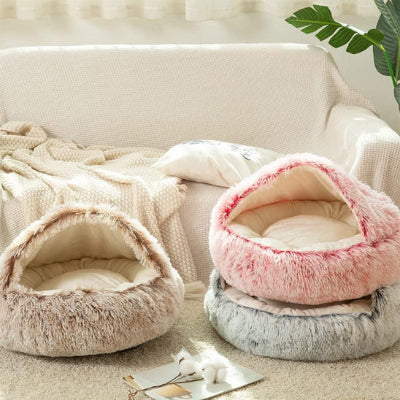 panier chien donut ultra doux