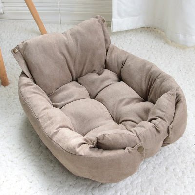 douillet panier chien polyvalent brun