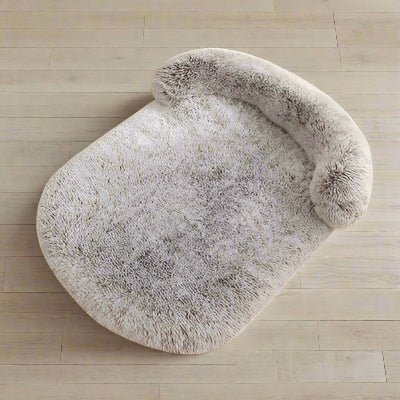 tapis pour chien luxueux gris degrade