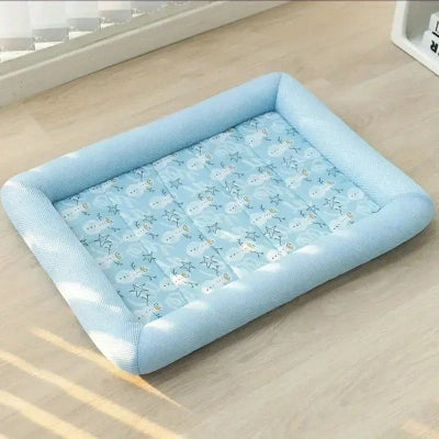 tapis rafraichissant pour chien variante bleu