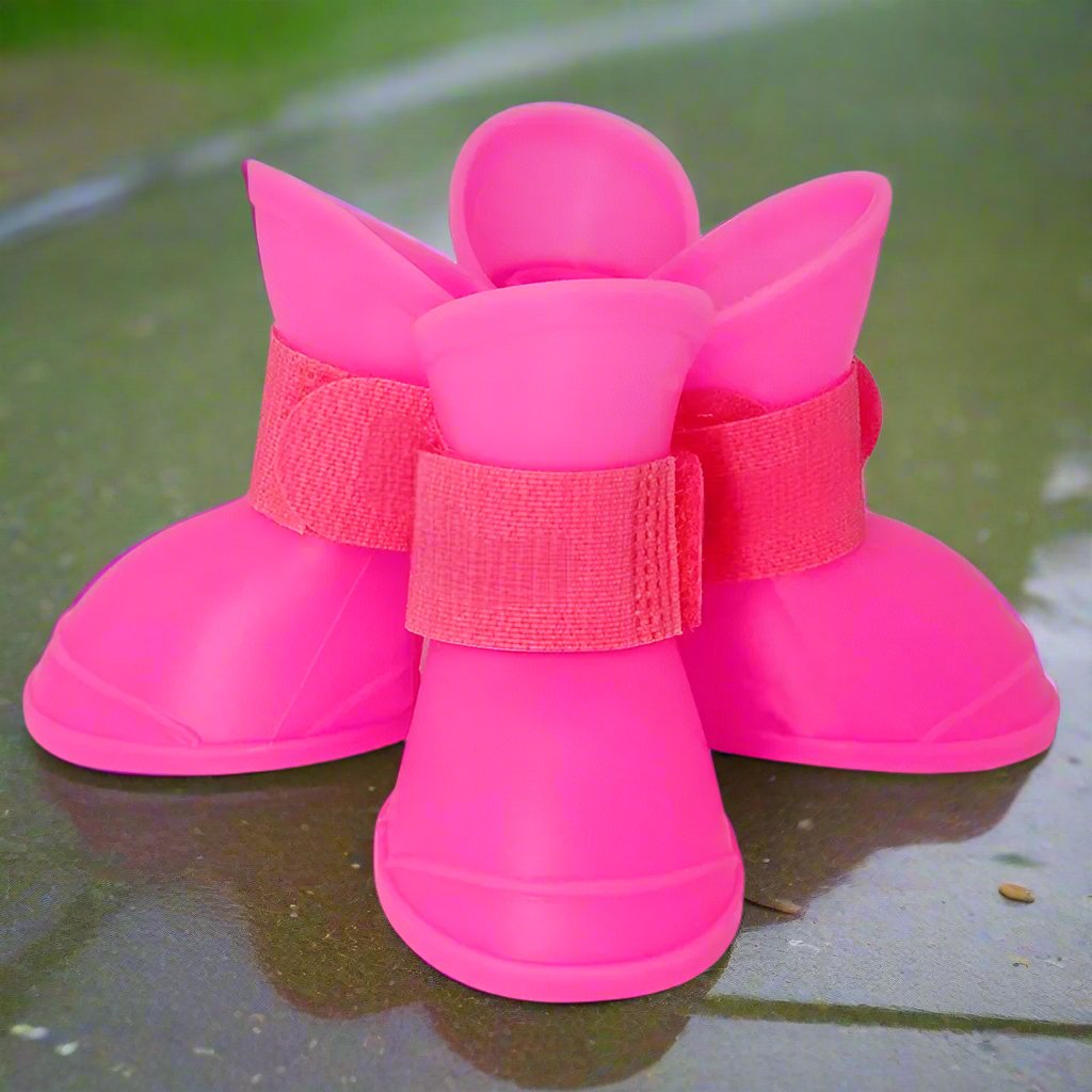 Bottes pour Chien - WaterProofDogBoot™ - Rose - Chien Ravi