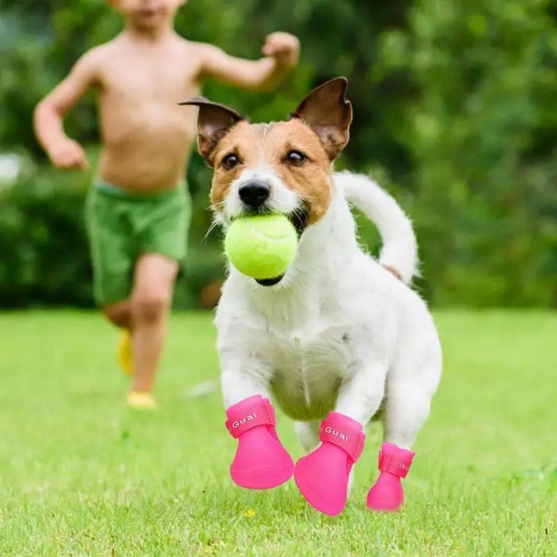 Bottes pour Chien - WaterProofDogBoot™ - Rose - Chien Ravi