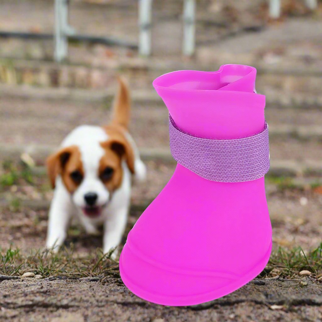 Bottes pour Chien - WaterProofDogBoot™ - Violet - Chien Ravi