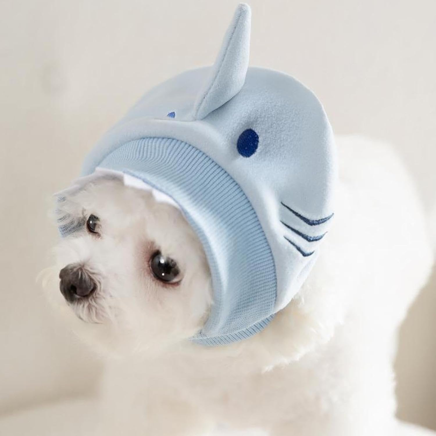 Cache Oreille - DogSoftEarmuffs™ - Requin - Chien Ravi