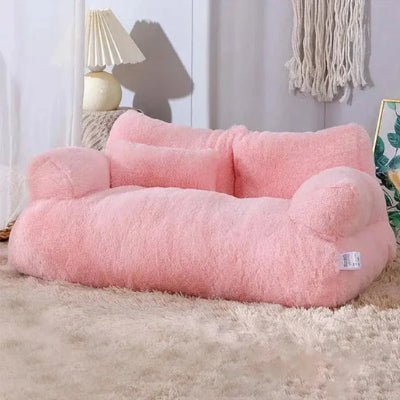 joli canape chien rose