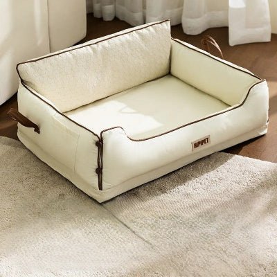 canape chien hipipet blanc