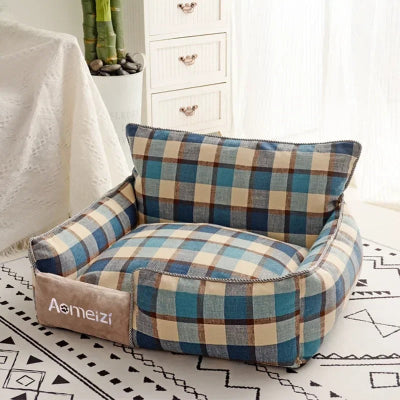 canape chien ogilvy bleu