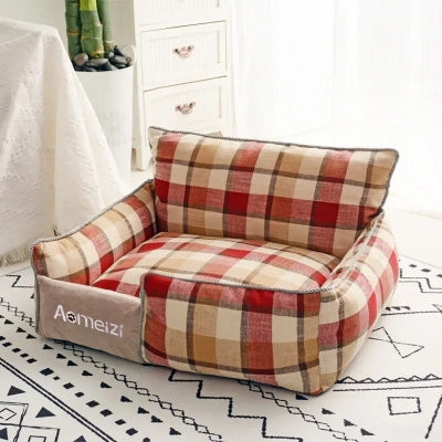 canape chien ogilvy rouge