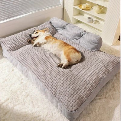 canape chien xxl gris