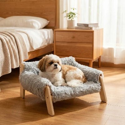 Canapé pour chien Bois Shih-tzu