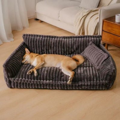 canape pour chien tinycouch gris