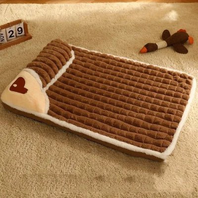 marron coussin chien dehoussable