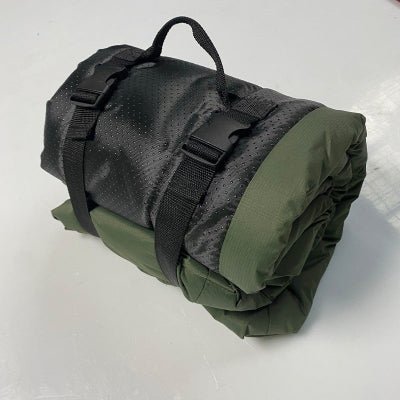 coussin chien portable vert