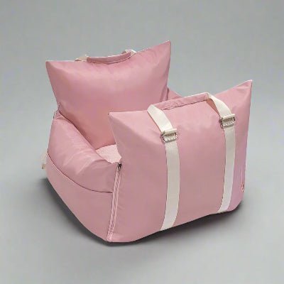 femelle coussin dehoussable pour chien rose