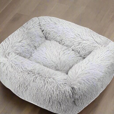 gris coussin pour chien