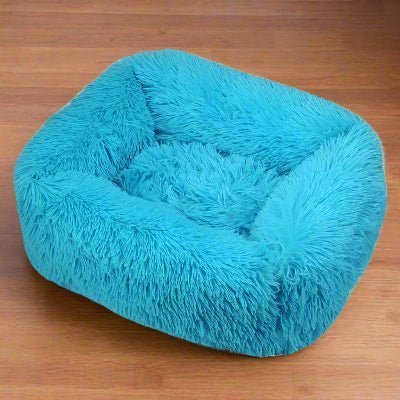 bleu coussin pour chien