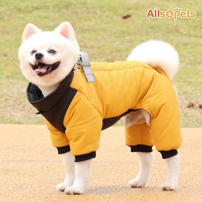 Doudoune pour Chien - WarmJacketDog™ - Jaune - Chien Ravi