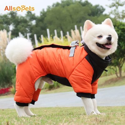 Doudoune pour Chien - WarmJacketDog™ - Orange - Chien Ravi