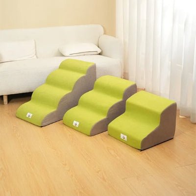 Escalier pour chien confortstep vert anis