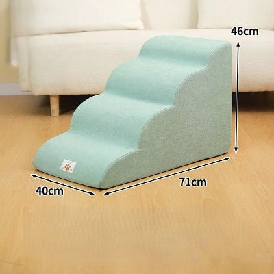 Escalier pour chien confortstep bleu pastel quatres marches