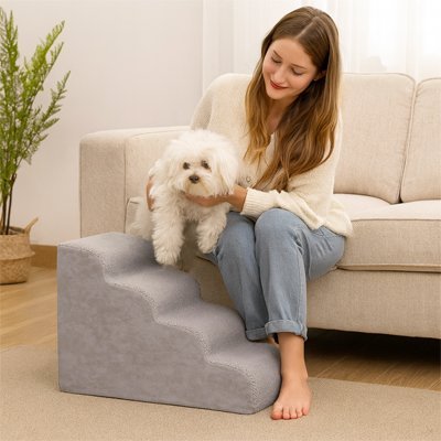 Escalier pour chien seniorstep gris