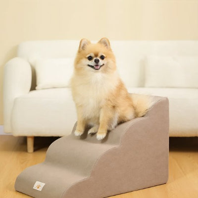 Escalier pour chien confortstep gris taupe