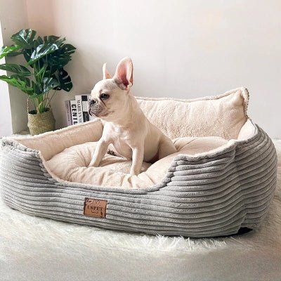 fauteuil chien lazydog velours cotele