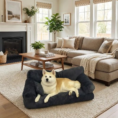 Grand canapé pour chien Akita