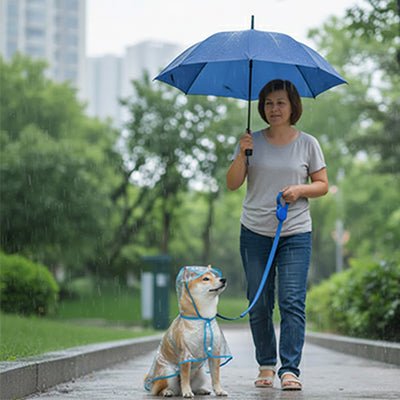 imperméable chien clair shiba inu