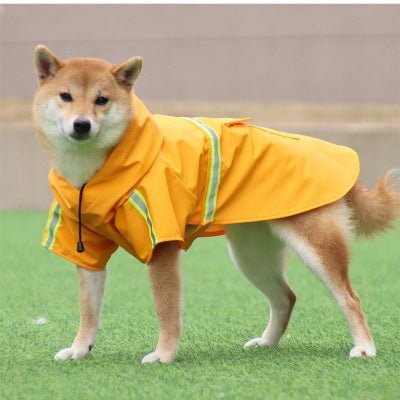 etanche impermeable chien rainywalker jaune