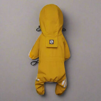 impermeable pour chien lotus jaune