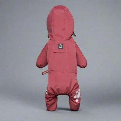 impermeable pour chien lotus rose