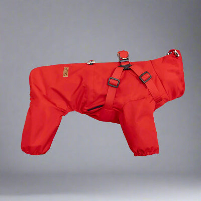 impermeable pour chien wetfreemood rouge