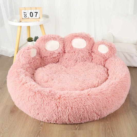 Lit pour Chien - FluffyDogBed™ - Rose - Chien Ravi