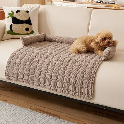 Lit pour chien Velours Confort taupe
