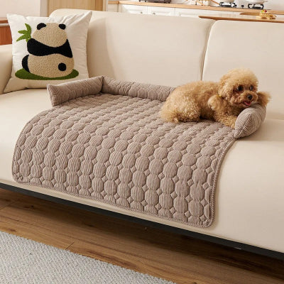 Lit pour chien Velours Confort taupe