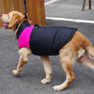 manteau chien weatherproof rose