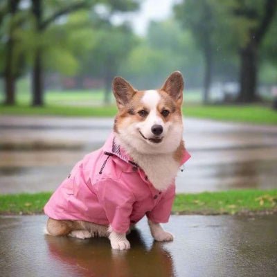 corgi manteau pour chien fashion rose