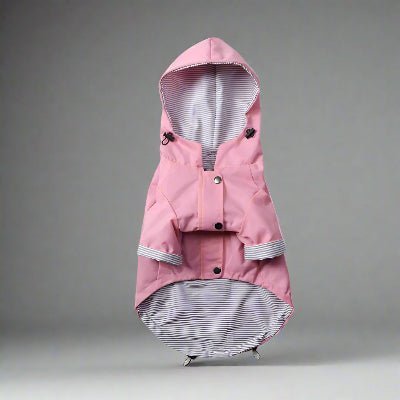 rose manteau pour chien fashion