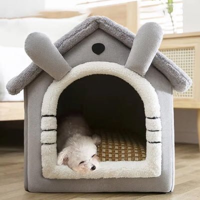 acceuillente niche chien inteieur maisonnette